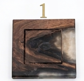 Honey holder with coaster