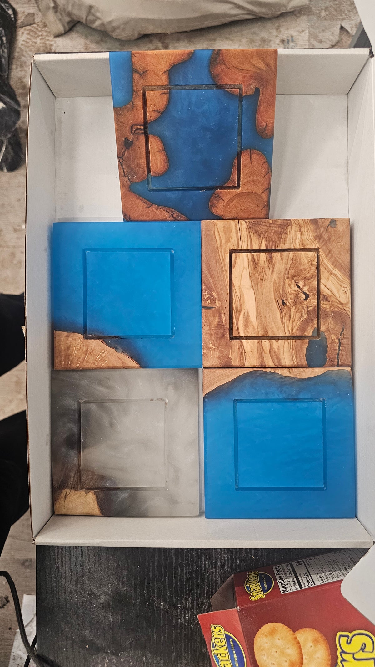 Honey holder with coaster