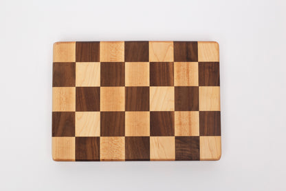 Checkers shape cutting board