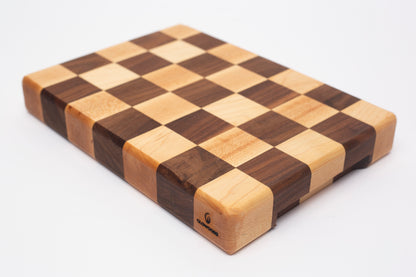 Checkers shape cutting board